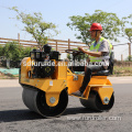 Baby road roller machine with hydraulic drive